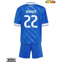 Real Madrid Antonio Rudiger #22 Replica Third Minikit 2025-26 Short Sleeve (+ pants)